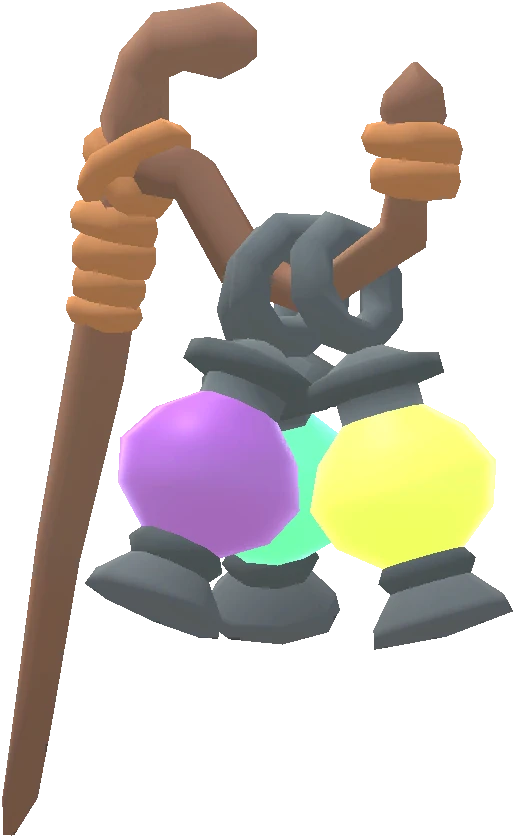 Ornamented Staff